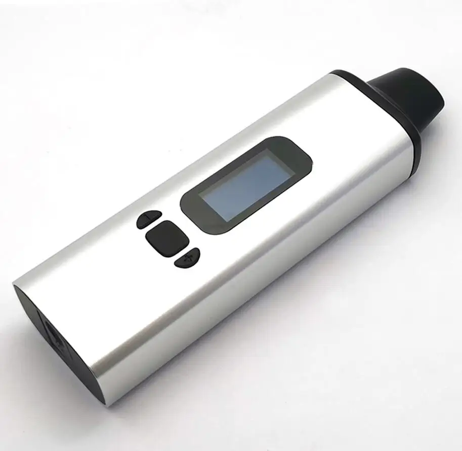 Альд AMAZE W0W V2 набор сухих трав vape электронные сигареты 1800 мАч с oled-дисплеем и вибрирующим оповещением травяной испаритель - Цвет: Серебристый