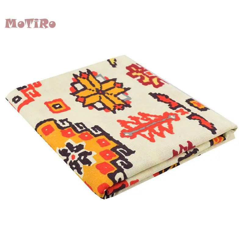 

MoTiRo,Printed Cotton Linen Fabric,Half Meter,Geometric Patterns Handmade Cloth For Sewing/Sofa/Bag/Cushion Material/Furniture