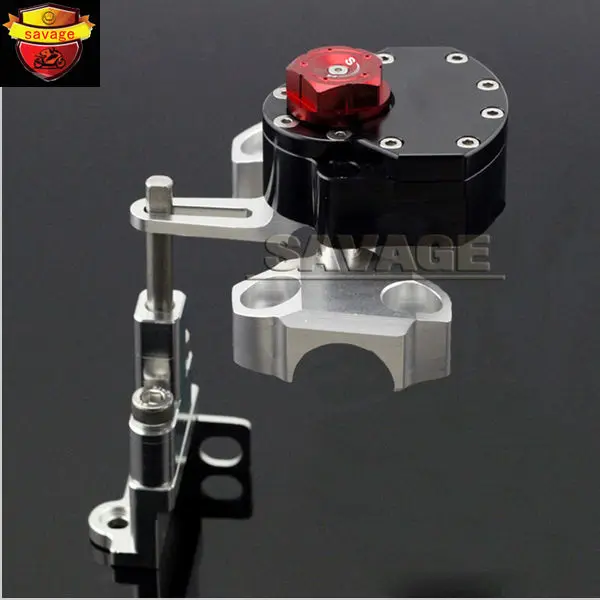 

New Black Motorcycle Steering Damper Stabilizer with Mounting Bracket Kit For YAMAHA MT09 MT-09 2014-2016