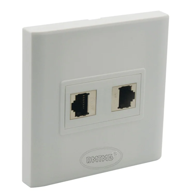2 X CAT6A щит RJ45 настенная пластина с обратной стороной разъема мама мама|rj45 wall plate|wall