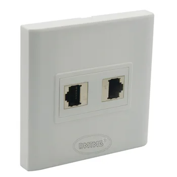 

2 X CAT6A Shield RJ45 Wall Plate With Backside Female to Female connector