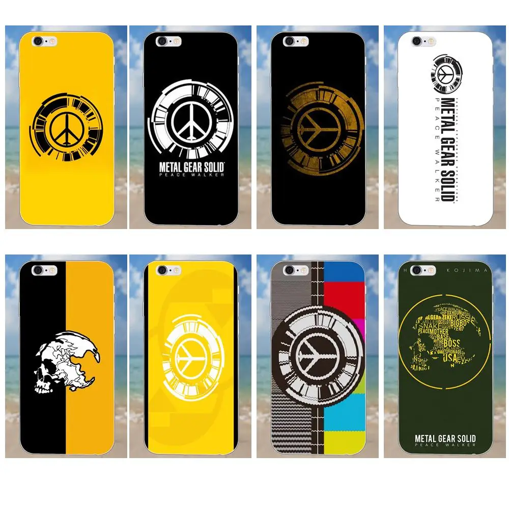 

TPU Metal Gear Solid Peace Walker Logo For iPhone 4 4S 5 5C SE 6 6S 7 8 Plus X Galaxy S5 S6 S7 S8 Grand Core II Prime Alpha