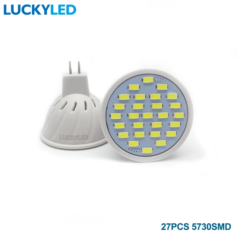 LUCKYLED Bombillas светодиодный GU5.3 AC 220 V/110 V 3W 4W 5W 6W SMD 2835/5730 светодиодный прожектор для дома