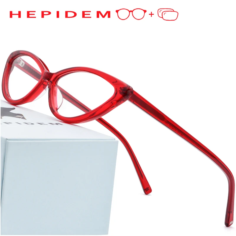 

Acetate Prescription Glasses Frame Women Brand Designer Transparent Spectacles Eyewear Woman Myopia Optical Cat Eye Eyeglasses
