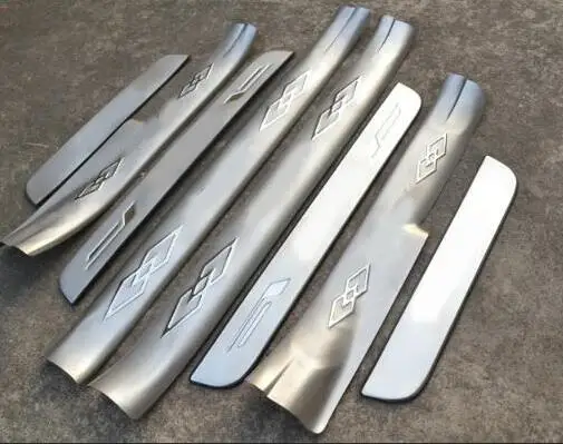

For Toyota RAV4 09-12 Stainless Steel Door Sill Protector Pedal Scuff Plate Cover Trim Car Styling