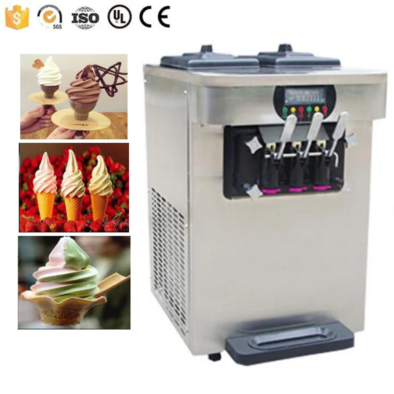 US $1.170.00 Commercial and Family Use Table Top Counter Mini Ice Cream machine