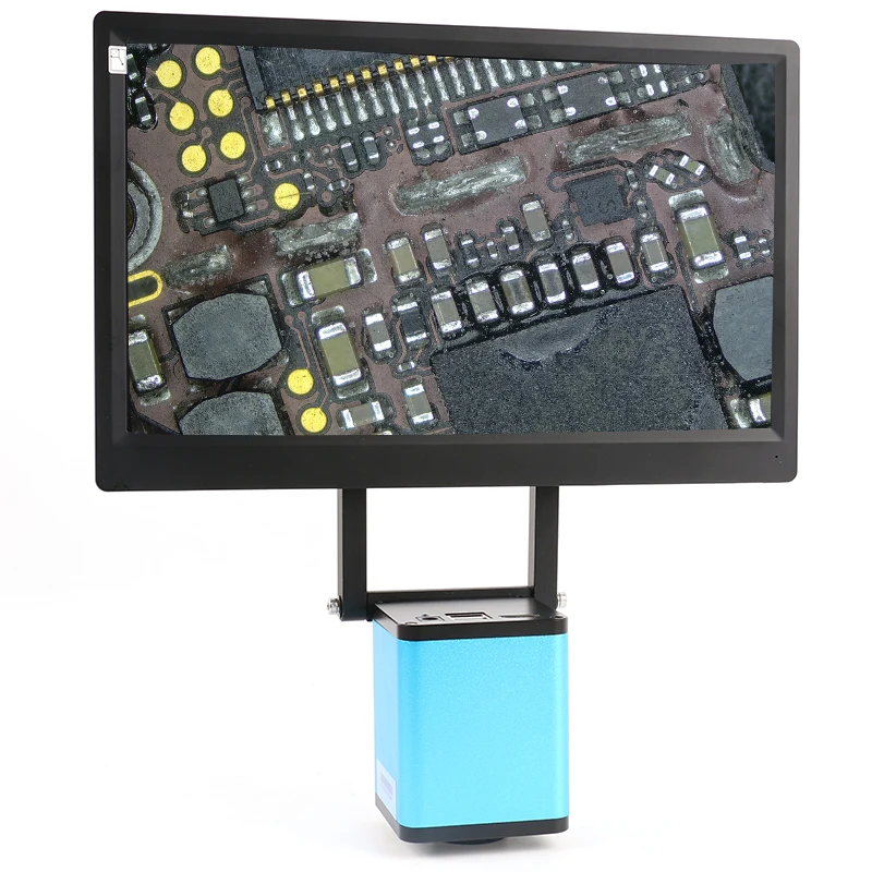 1080P Industrial Autofocus AF COMS SONY IMX290 Auto Focus Measuring Video Microscope C Mount Camera + 11.6 inch FHD LCD Monitor |