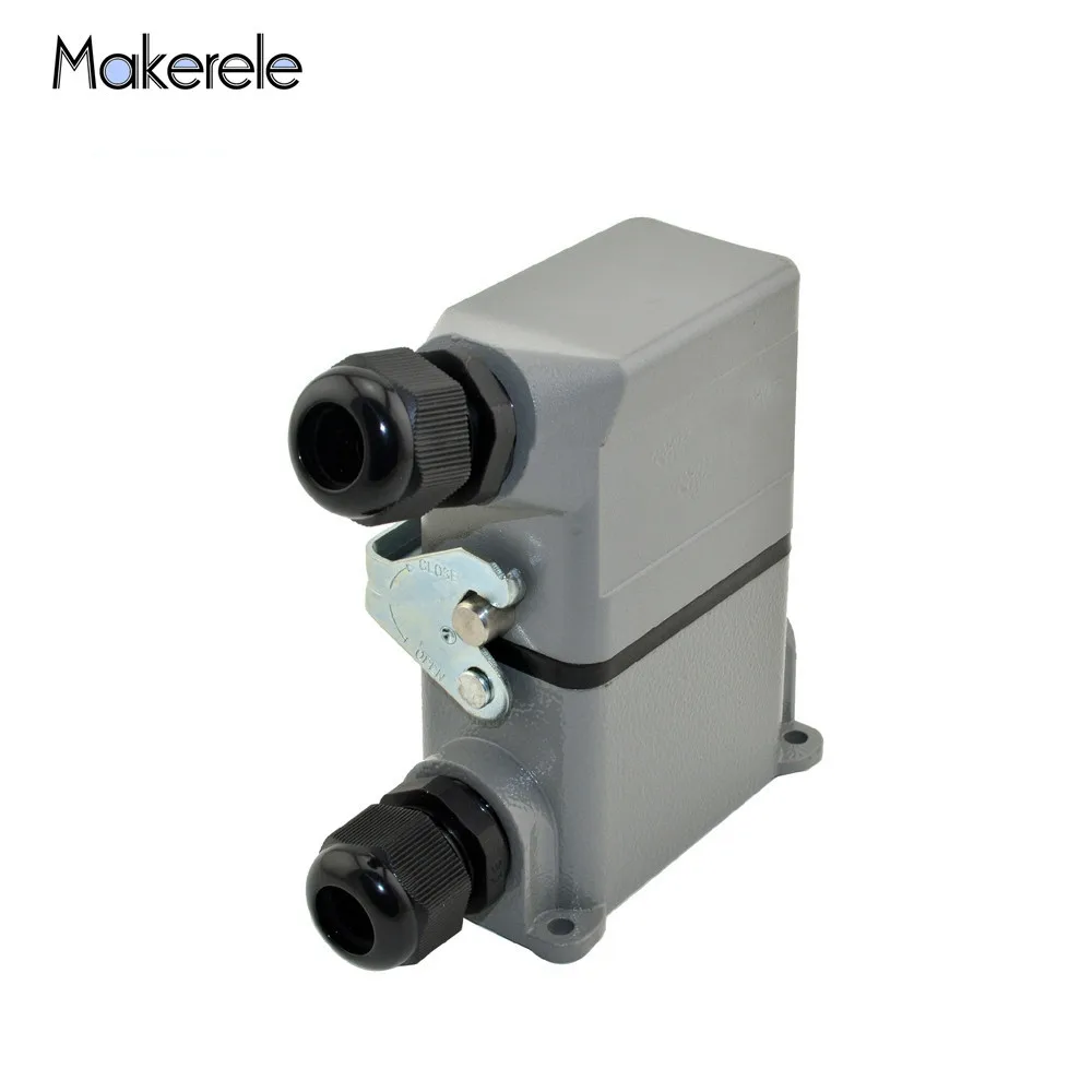

MK-HE-010-3D Heavy Duty Industrial Connectors Single Buckle Rectangular Socket Waterproof Plug From China Electronics Market