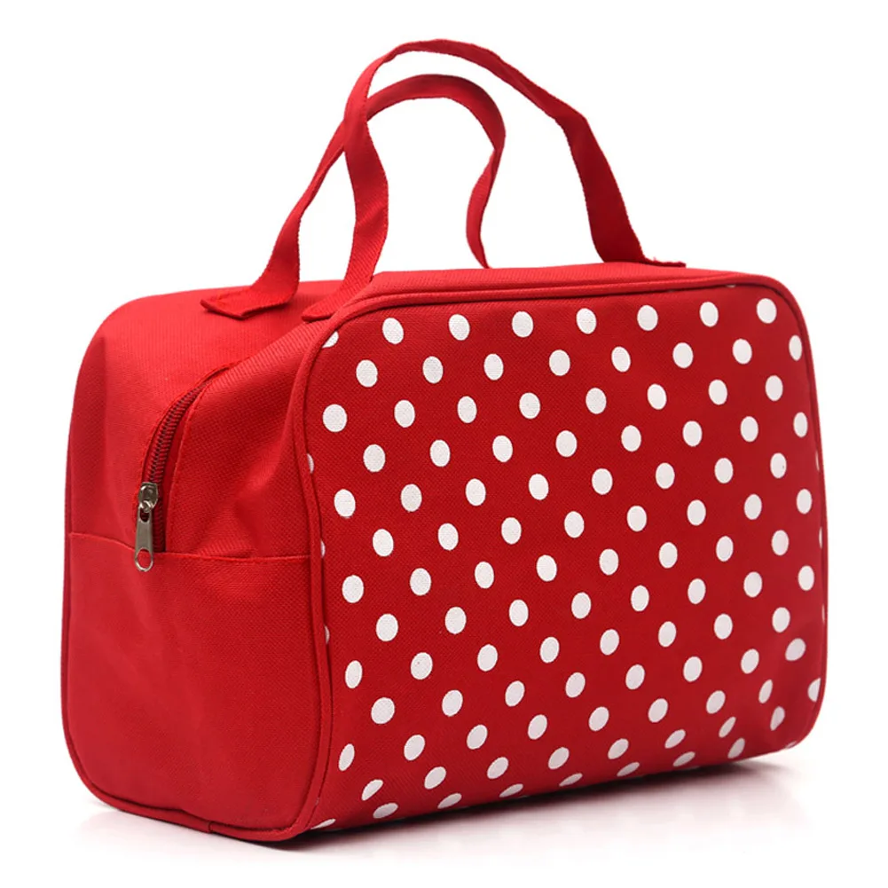 Fashion Lady Organizer Multi Functional Cosmetic Storage Dots Bags Women Makeup Bag With Pockets Toiletry Pouch Best Sale-WT