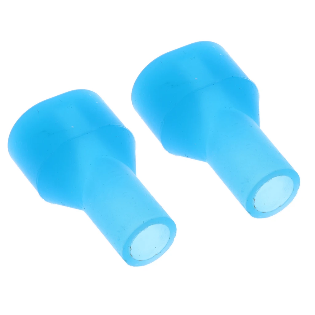 2 Pieces Replacement Hydration Bite Valves Silicone Blue For Camping Hiking Cycle Outdoor Sport Water Pack Bladder
