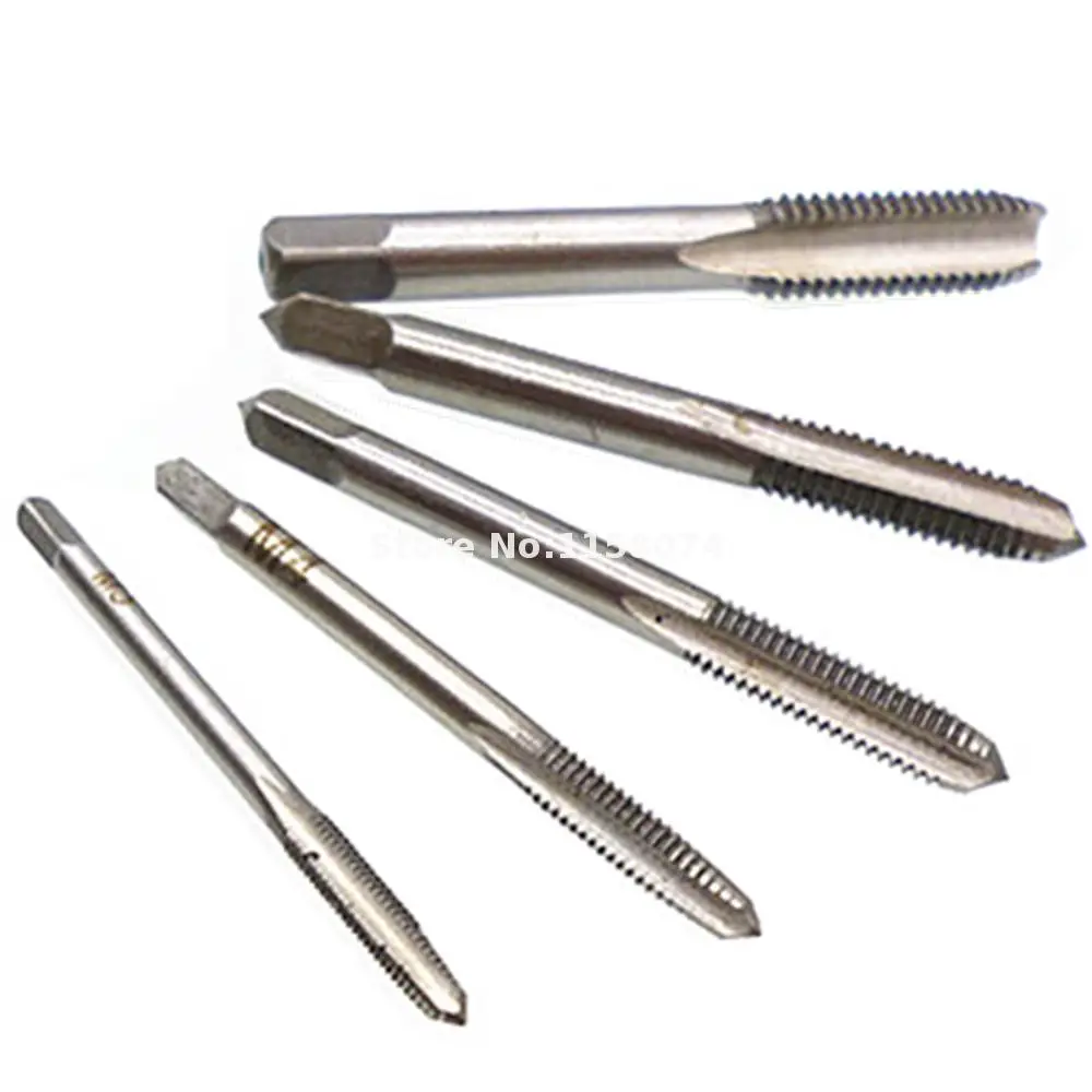 5pcs 3mm 8mm Hand Screw Tap Thread Plug Taps M3 M4 M5 M6 M8 Hand Screw