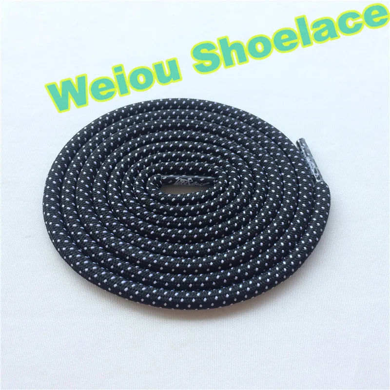 Hot Weiou New design hiking walking boot laces two tone rope laces custom logo shoelaces for
