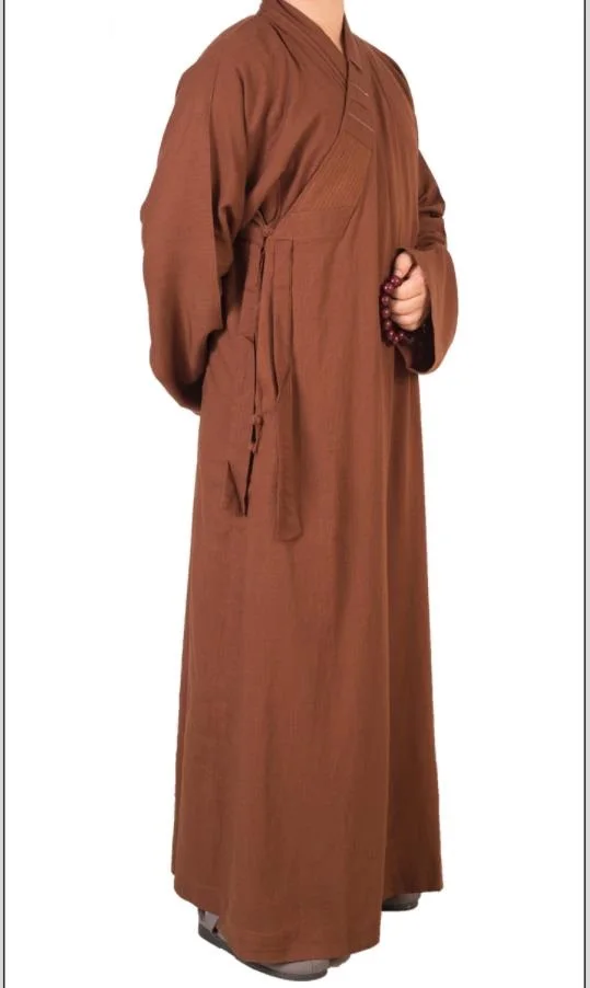 Для мужчин и женщин буддийское платье длинная одежда монах хлопок комфорт 4 сезона