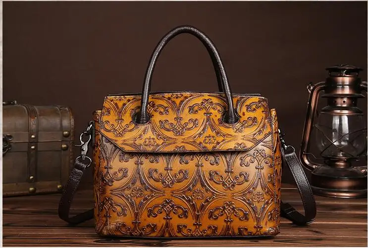 

Vintage Real Genuine Leather Women's Handbag Ladies' Luxury Designer Women's Shoulder Casual Crossbody Messenger Bags #MD-L8837