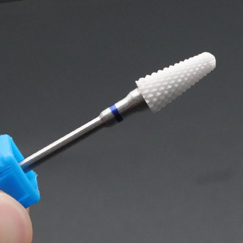 Kesinails керамический сверло для ногтей вращающийся заусенец фреза для ногтей инструмент для маникюра педикюра электрическая дрель для ногтей аксессуары