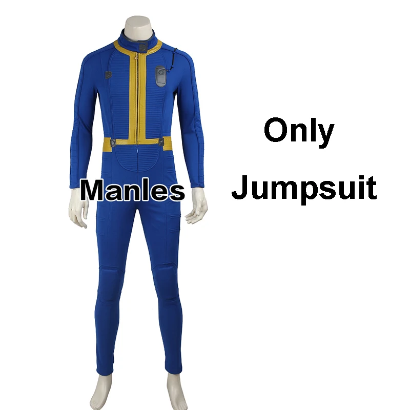 PC Game Fallout 4 Nate Costume Cosplay Adult Men Male Sole Survivor Popular Suit Halloween Costume Game Fallout Superhero Outfit - Цвет: Only jumpsuit