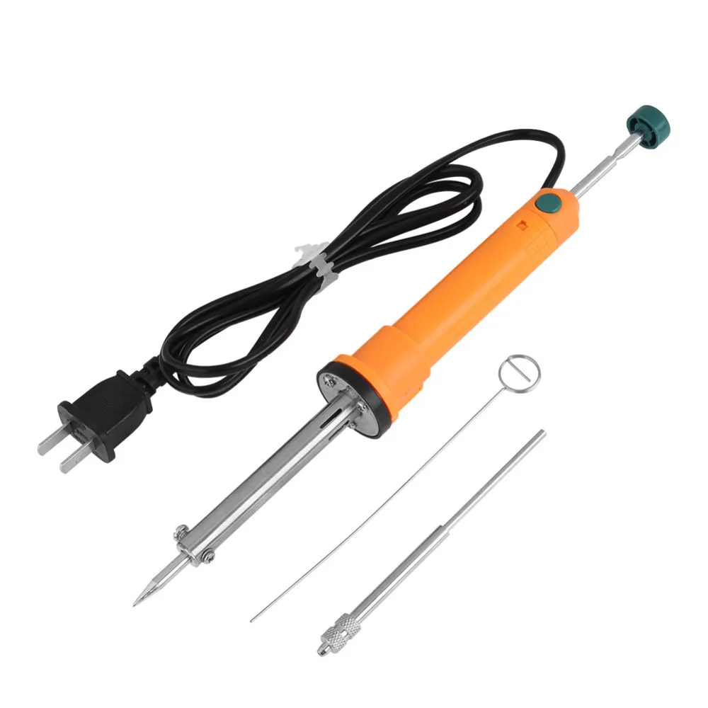 

WALFRONT New 36W 220V Electric Vacuum Solder Sucker Welding Desoldering Pump / Iron Gun Soldering Iron Pen SY-365 Color Random