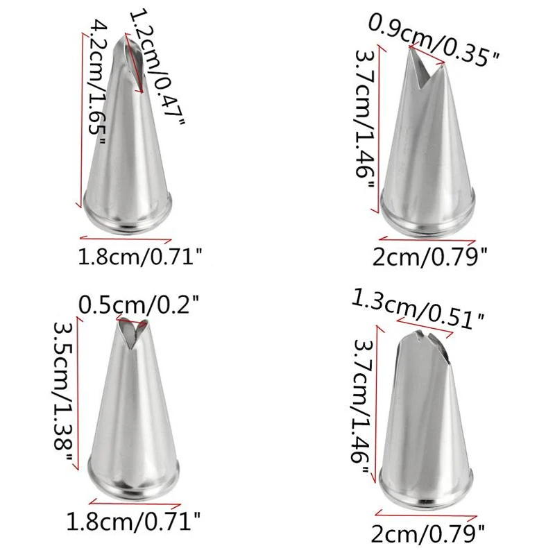 7 шт./компл. Обледенение Трубопроводы Сопла нержавеющая сталь премиум класса украшения торта инструменты для цветок торт крем формы для