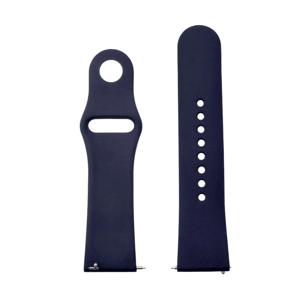 S/L Размер Для Fitbit Versa силиконовый сменный ремешок Smartwatch Браслет Смарт-часы ремешок мягкий браслет для часов - Цвет: Midnight blue