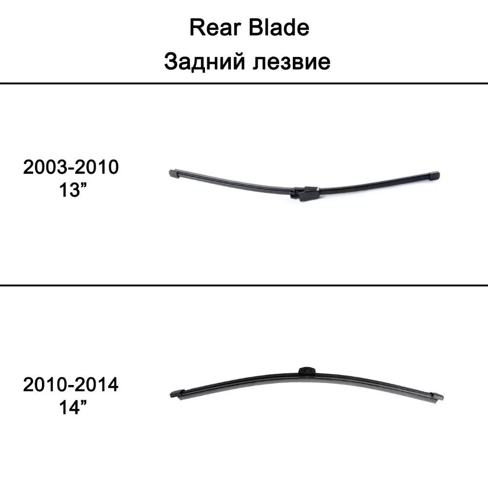 Oge Wiper Blades For VW Touareg 2003-2014 Windscreen Windshield Natural Rubber Car Accessories