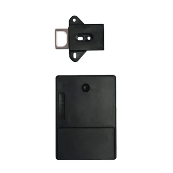 

Black Invisible Rfid Free To Open Intelligent Induction Cabinet Lock Wardrobe Shoe Cabinet Shoe Drawer Door Lock Electronic Da