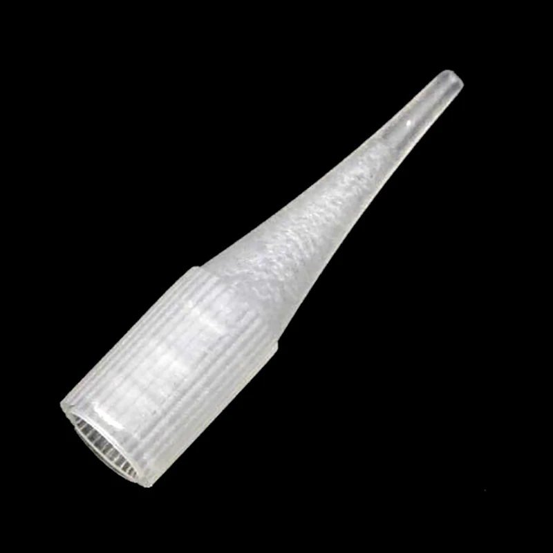 

200pcs 1R Small Size Needle Tips Long Nipples Caps Nozzle For Permanent Makeup Eyebrow Lip Tattoo Needle caps Good Quality