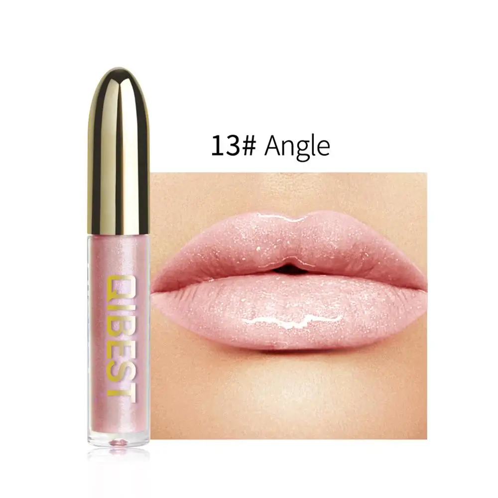 28 Colors Long Lasting Moisturizer Glitter LipGloss Tint Cosmetics Nutritious Shimmer Liquid Lipstick Beauty Lips Makeup maquiag - Color: 13