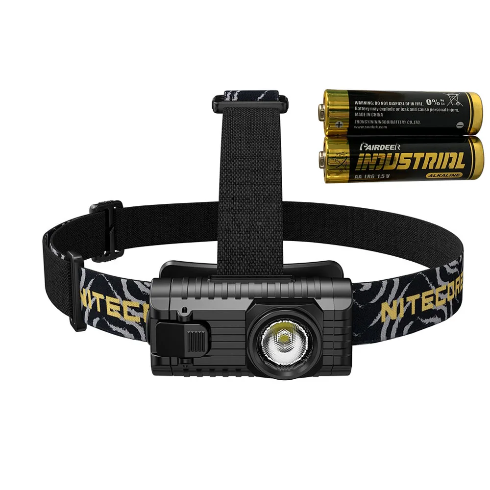 Налобный фонарь NITECORE HA23 CREE XP-G2 S3 max 250 люмен наружный налобный светильник 56 метров налобный фонарь с 2 батареями AA