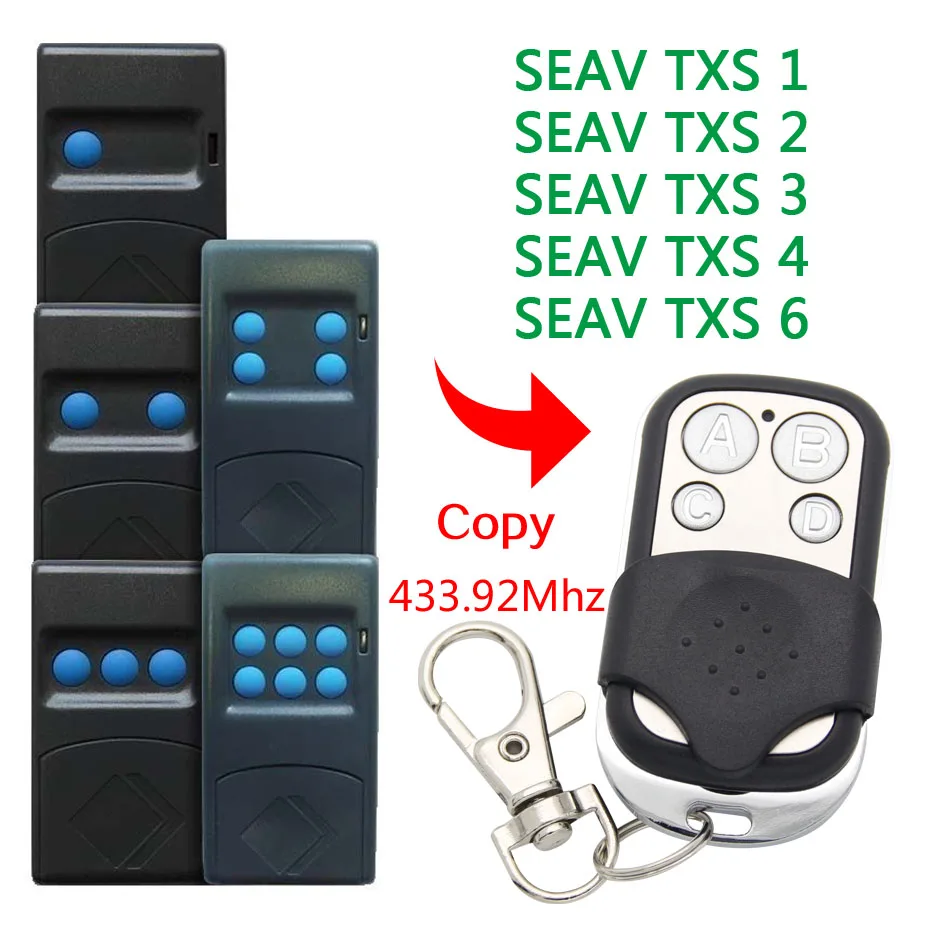 Seav TXS 2 New 433 MHz Transmisor de 2 Canales