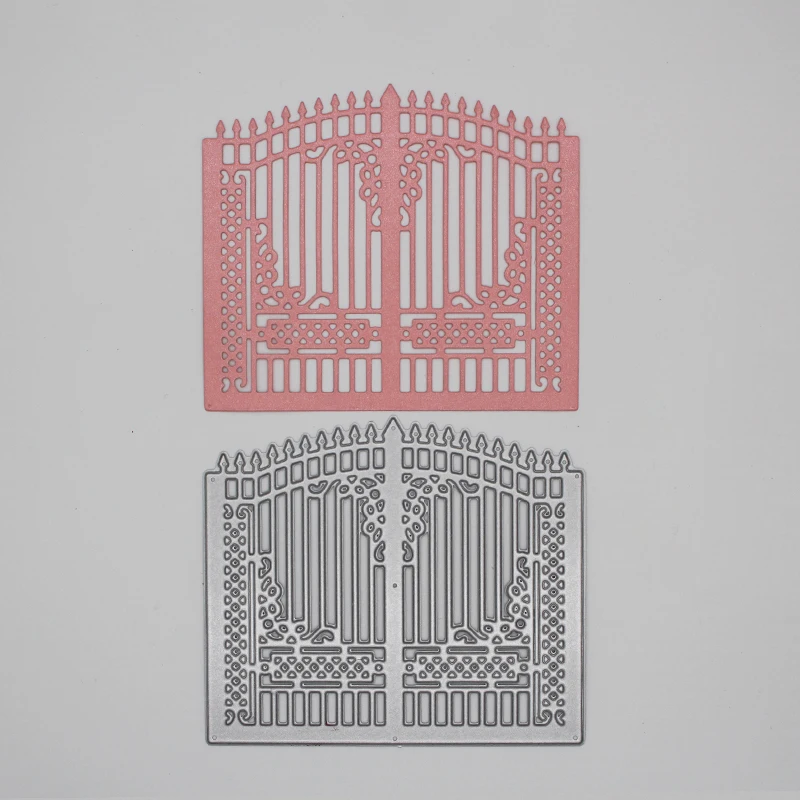 

Railing iron gate Metal Cutting Dies DIY Scrapbooking Album Decoration Embossing Paper Card Craft 100*88 mm