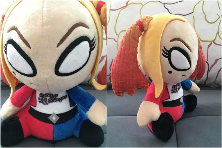 Милый 3 стиль 20 см отряд самоубийц Харли Квинн, Джокер Дэдшот плюшевая игрушка аниме плюшевые куклы игрушки для детей день рождения подарок - Цвет: Harley Quinn