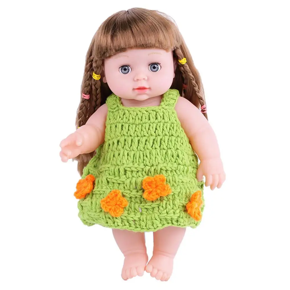 Новорожденный Черный Белый Кукла реборн ребенок моделирование мягкий винил дети реалистичные куклы Девочки ролевые игры игрушки для подарок на день рождения - Цвет: J1 (30cm)