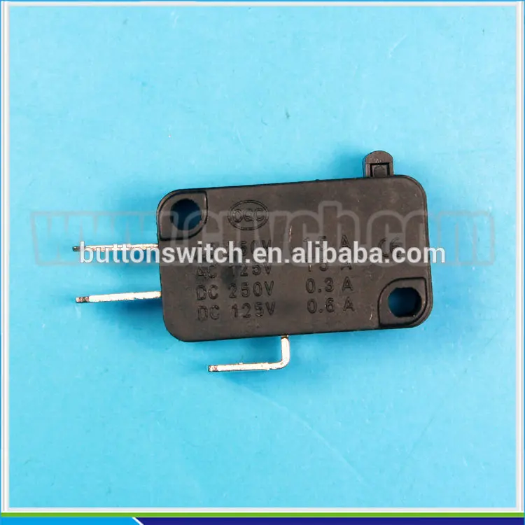 KW7-0 3 PIN solder terminal CE black miniature micro switch