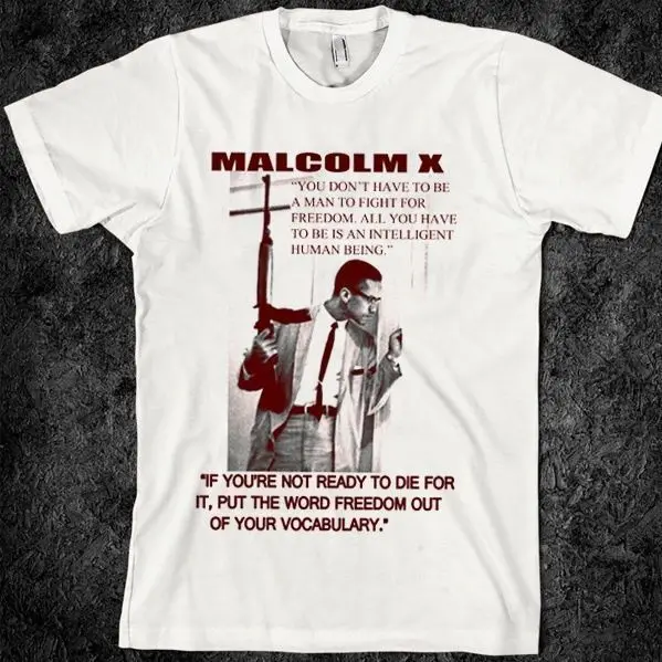 Новая футболка Malcolm X MLK Ferguson Mike Brown Nels мужские и женские футболки S-5XL | Мужская
