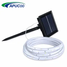 Водонепроницаемый IP68 Солнечная лампа лента струнный светильник s Солнечная Светодиодная лента светильник Рождественский наружный светильник вечерние праздничные светильник s Декор