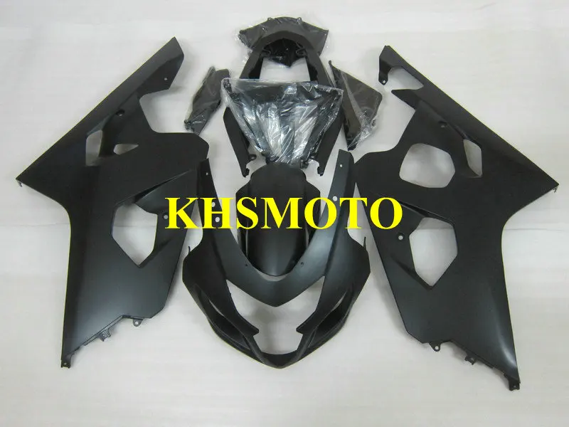 

Injection mold Fairing Kit for SUZUKI GSXR 600 750 K4 04 05 GSXR600 GSXR750 2004 2005 All Matte black Fairings set+7gifts SA55