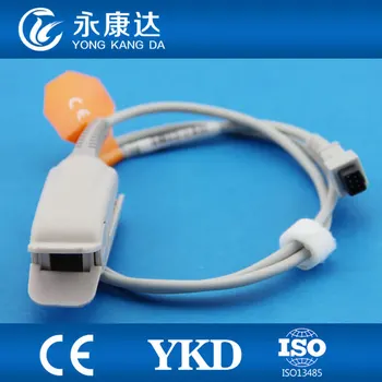 

Compatible with Konica Minolta Pulsox-300, Pulsox-300i adult finger clip spo2 sensor 6pin