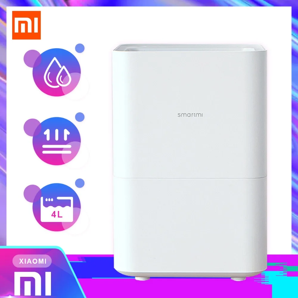 

2018 Original Smartmi Xiaomi Air Humidifier 2 No Smog No Mist Evaporate Type for your home 5L Large Capacity Touch Screen