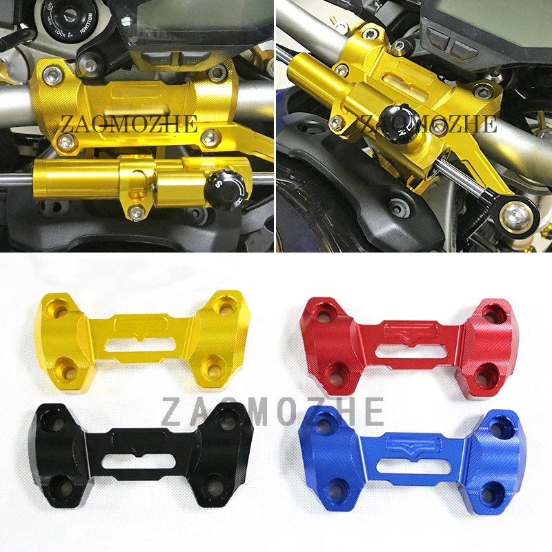 

Motorcycle CNC Handlebar Fat Handle Bar Riser Mount Clamp Top Cover For YAMAHA MT09 FZ09 MT-09 FZ-09 2014 2015 2016