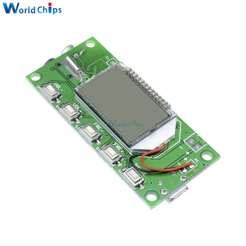 DSP PLL 87-108MHZ lcd FM Радио беспроводной микрофон стерео передатчик/модуль приемника Горячая Распродажа бренд