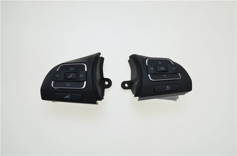 

car styling Steering Wheel Control Switch Button 5C0959537A&5C0959538B For VW Golf /Jetta /MKVI/ MK6 /Eos