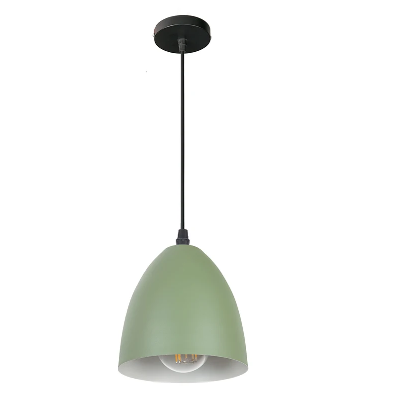 ZhaoKe простой и красивый полусферический металлический подвесной светильник по лучшей цене, современный подвесной светильник, светильник для дома, бара, магазина, E27 - Цвет корпуса: small