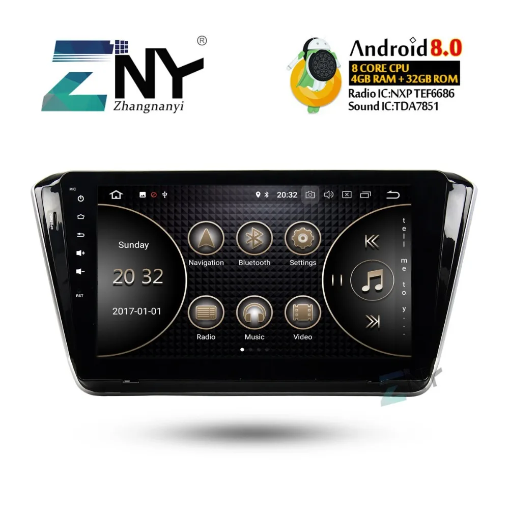 

10.1" IPS Android 8.0 Car Stereo GPS Radio For Skoda Superb 2015 2016 2017 2018 + Optional DSP Carplay DAB+ 64GB ROM Parrot BT