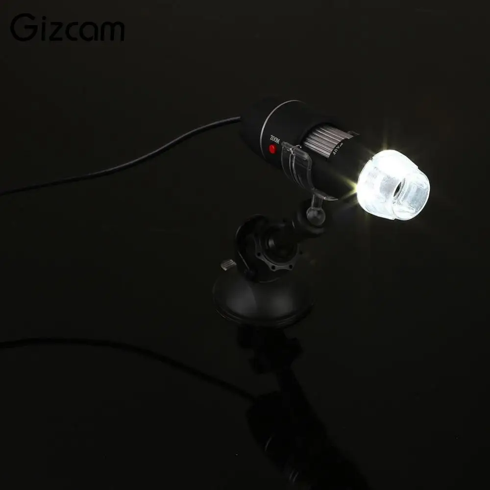 Gizcam портативный 1000x цифровой USB микроскоп 8 LED эндоскоп HD лупа видео камера высокое