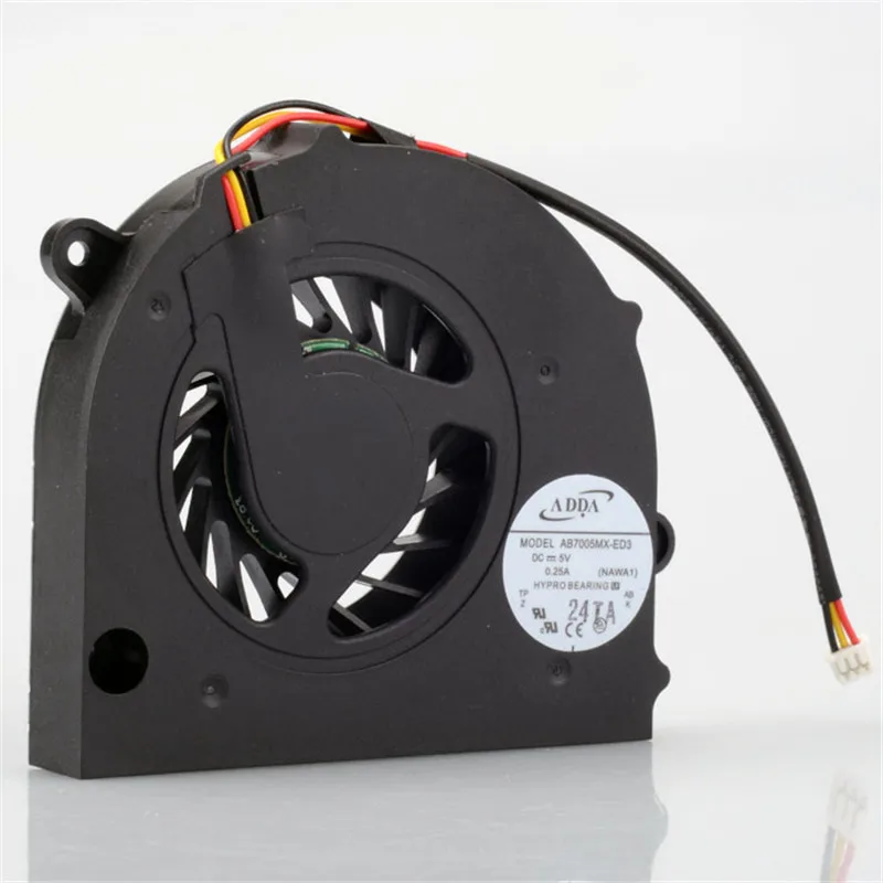Computer CPU Cooling Fan Replacement Component Fit For Toshiba Satellite L500 L505 L555 Series Laptops Cooler F0235