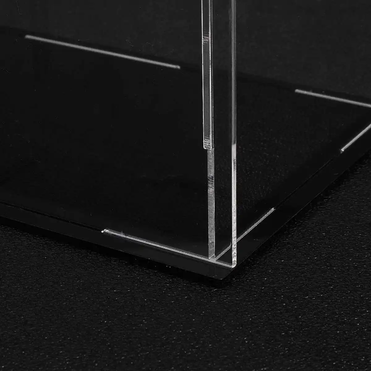 Transparent Acrylic Assembly Display Dustproof Case Tray Storage Show Box 20X10X10CM