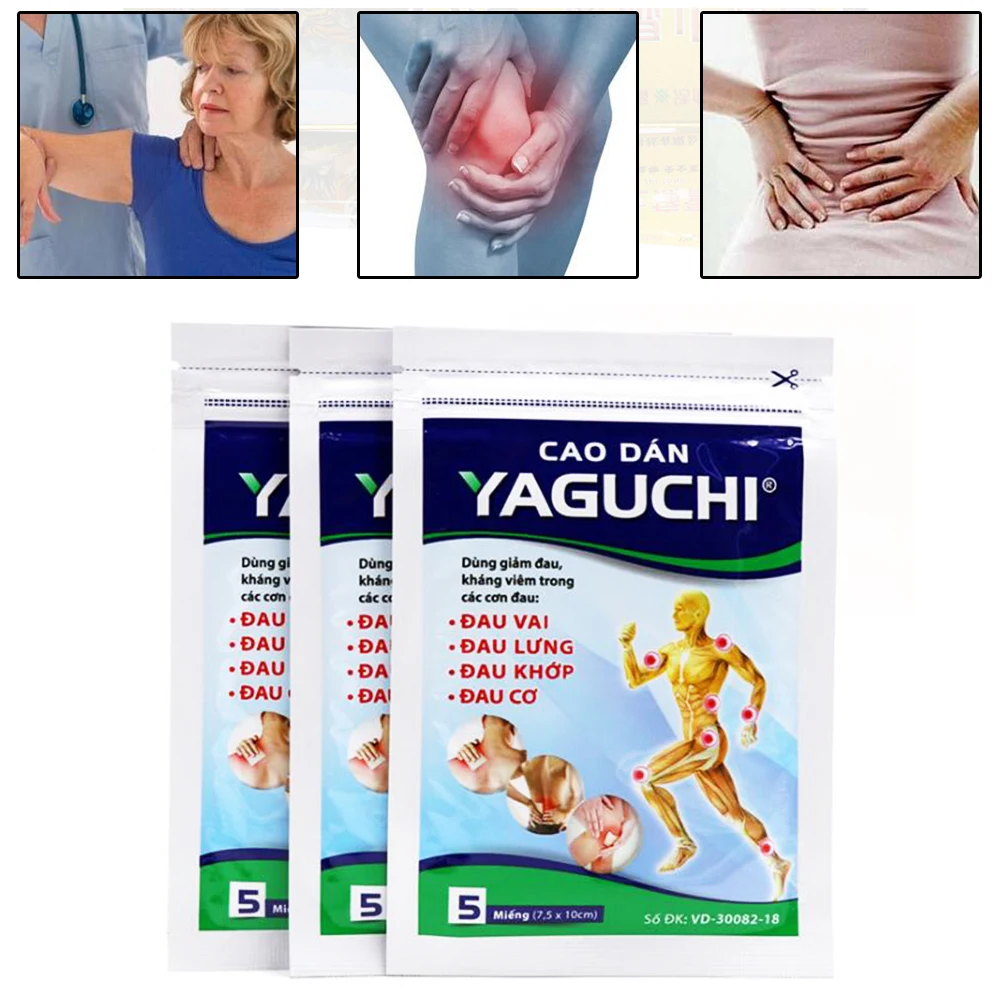 

5Pcs/Bag Ecosip Herb Medicated Plaster Treatment Osteoarthritis Bone Yperplasia Rheumatism Joint Pain Relief Patch D290