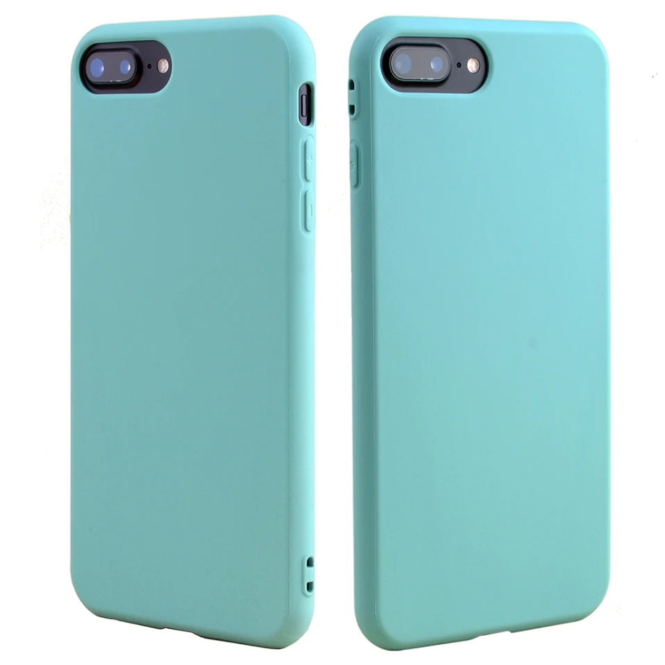 Silicone Candy Case For iPhone SE 2020 7 8 Plus X Colorful Matte Silicone soft TPU Cover Coque for iPhone 11 12 XR 6 6S 7 8 Plus iphone se phone case