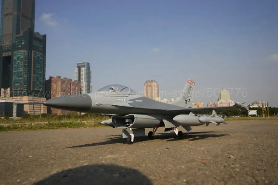 

remote control f16 PNP version 8 Channel 70mm EDF jet RC plane gray rc f-16