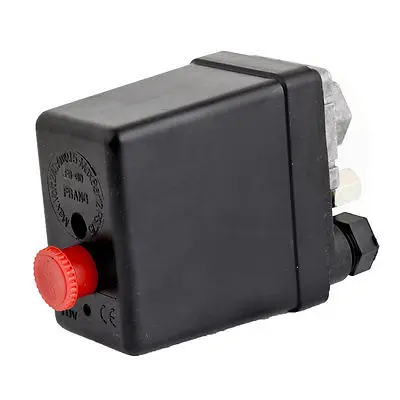 

240V 15A 12Bar 175PSi Red Button Air Compressor Pressure Control Switch Free shipping